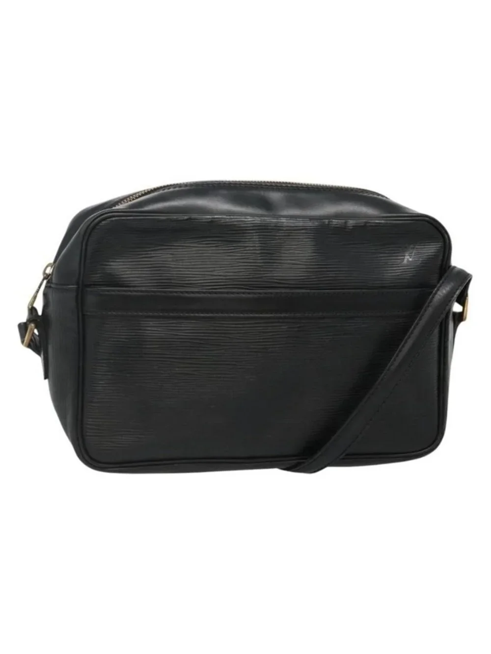 Authentic LOUIS VUITTON Epi Trocadero 27 Shoulder Bag Black M52312 LV